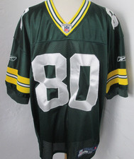 Donald Driver #80 Green Bay Packers Reebok On Field NFL Football Jersey Men's 50