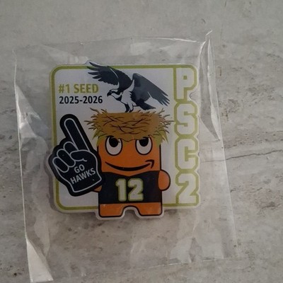 Go Hawks #1 Seed 2025-2026 PSC2 12 Eagle Nest Amazon Peccy Pin