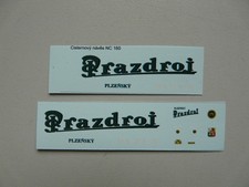TTauta Spur TT Set Decals Prazdroj Bier CSSR CZ z.B. für LKW Tankauflieger Tank