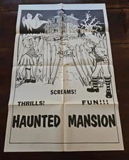 Spook Show Poster 27x41 HAUNTED HOUSE