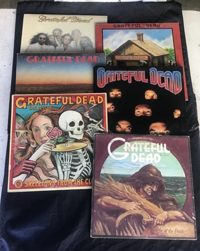 Grateful Dead Vinyl LP Album Lot (6) Wake of the Flood Dead Set In the Dark +++3