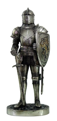 #ad #ad Pacific Giftware PTC 7Inch Medieval Knight with Shield and Sword Statue Figurine $28.53