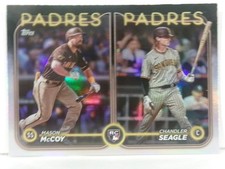 2024 Topps Update Combo Rainbow Foil Chandler Seagle Mason McCoy Rookie RC