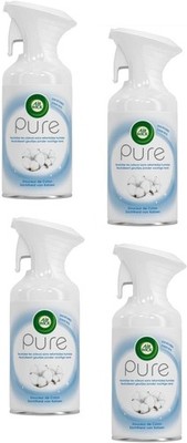 Air Wick Spray Pure Zarte Baumwolle 250 ml, 4er-Pack