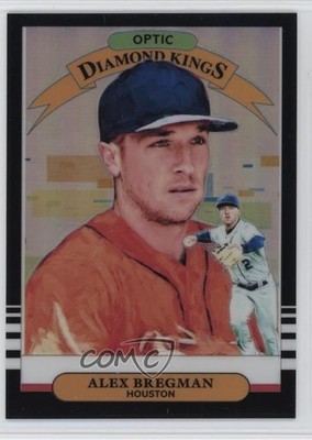 2019 Panini Donruss Optic Diamond Kings Black Prizm 5/25 Alex Bregman #11 o7m
