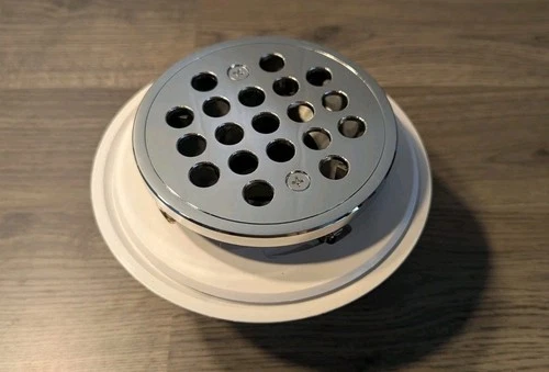 Signature Hardware Menlo Round Shower Drain - Chrome SH439112CP - Picture 1 of 4