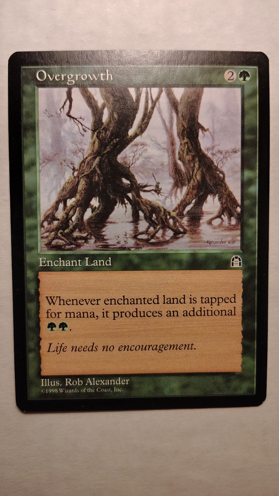 Overgrowth – Stronghold (1998) – LP – Magic the Gathering MTG