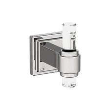 BH36060C26 Clear/Chrome Single Robe Towel Hook 215/16 Inch 75mm Bathroom