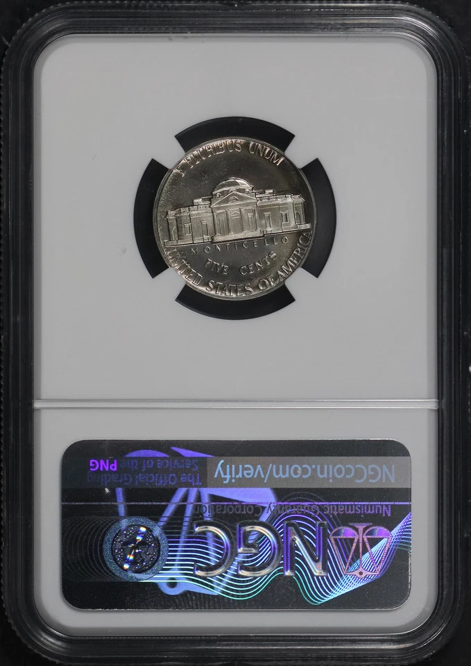 1972-S Jefferson Nickel NGC PF-67 Cameo Mint Error Obverse Die Crack - Image 3 of 4