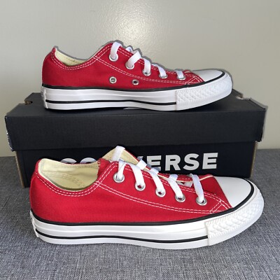 Converse Unisex Chuck Taylor All Star Ox Low Top  Sneakers Red Size M3/W5