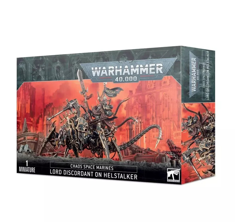 Warhammer 40k Chaos Space Marines Lord Discordant on Helstalker NEW in BOX