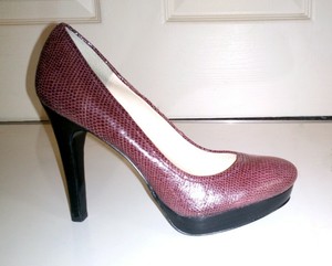calvin klein snakeskin heels