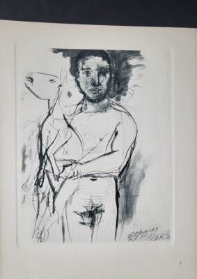 Pablo Picasso ''Untitled'' Plate 3''   Original Lithograph '' 1952 w/Providence