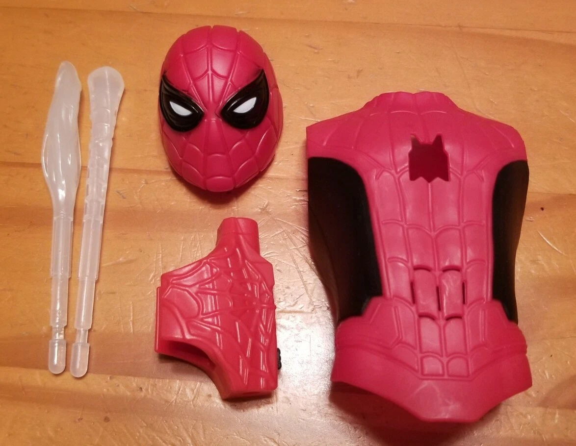 Spider-Man Far From Home 12 Web Gear Figure Accessories Mask Shooter Lot  (2019)