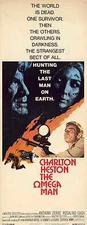 THE OMEGA MAN Movie POSTER 14x36 Insert Charlton Heston Anthony Zerbe Rosalind