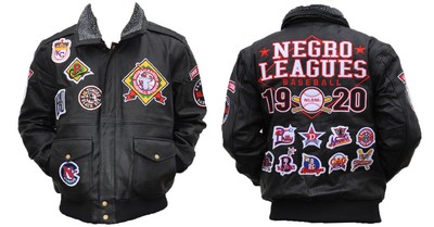 negro league leather jackets