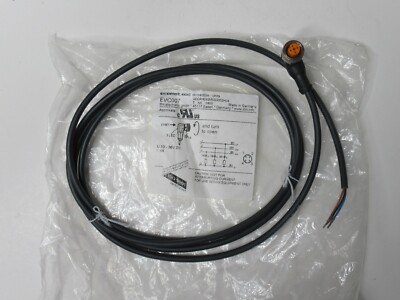 (NEW) IFM ECOMAT 400 EVC007 10-36Vdc 4A Female Cordset