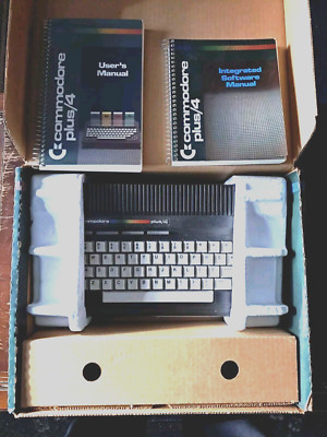Commodore Plus/4 Computer - With Original Box, Manuals /Docs/Good Condition
