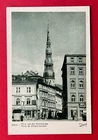 Postcard Riga in Latvia around 1940 view of St. Peter's Church (156686
