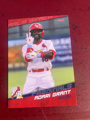Adari Grant Card 2024 Palm Beach Cardinals Team Card