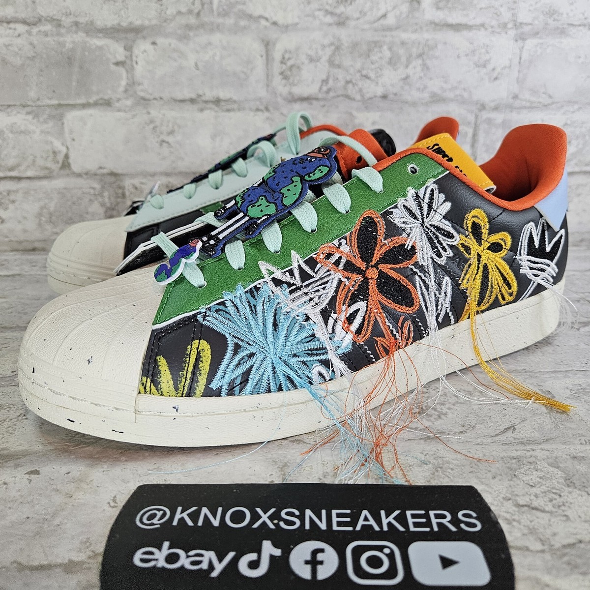 adidas gazelle silver green womens Adidas x Sean Wotherspoon Superstar SUPEREARTH – Extra Butter main image 1