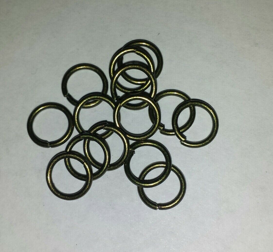 Bronze OR black color jump rings for jewelry making or repair choose how  many