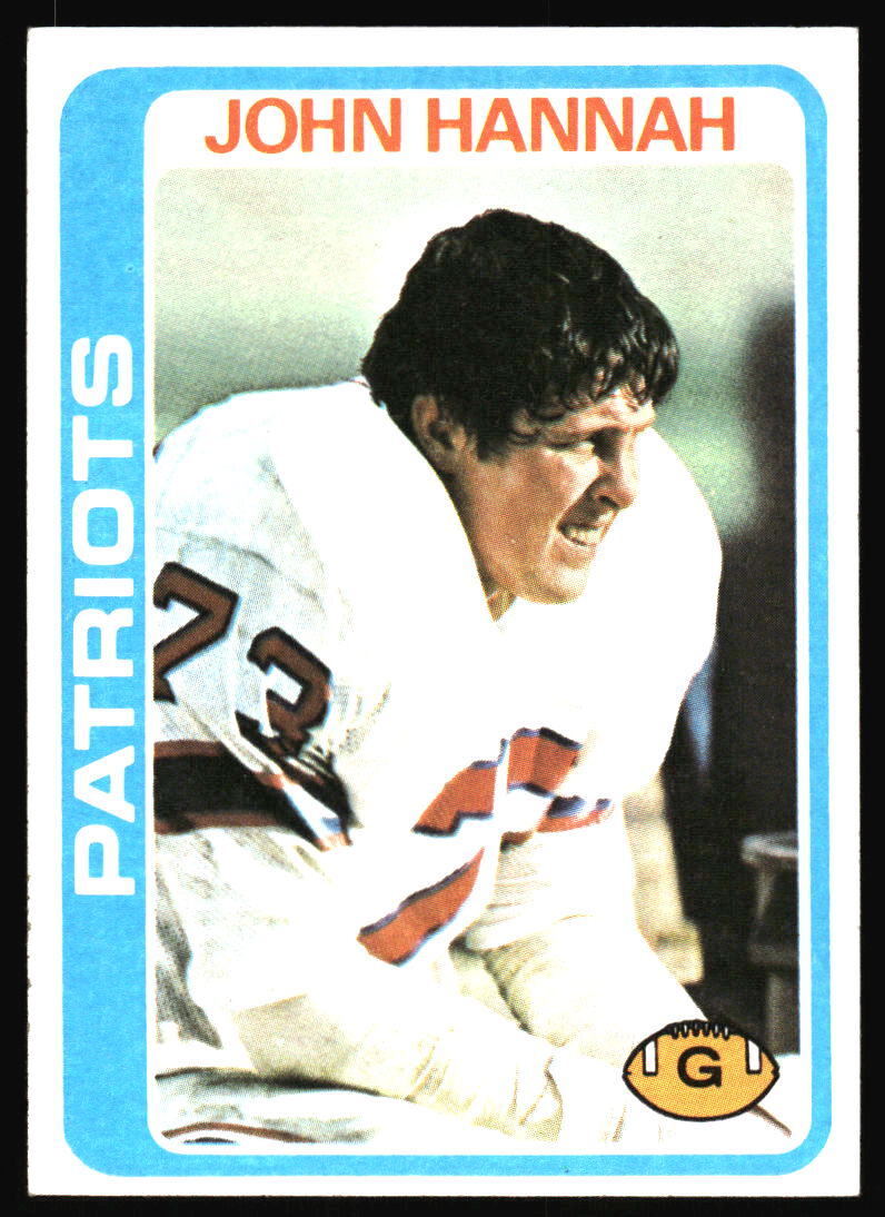 1978 Topps John Hannah #35 New England Patriots