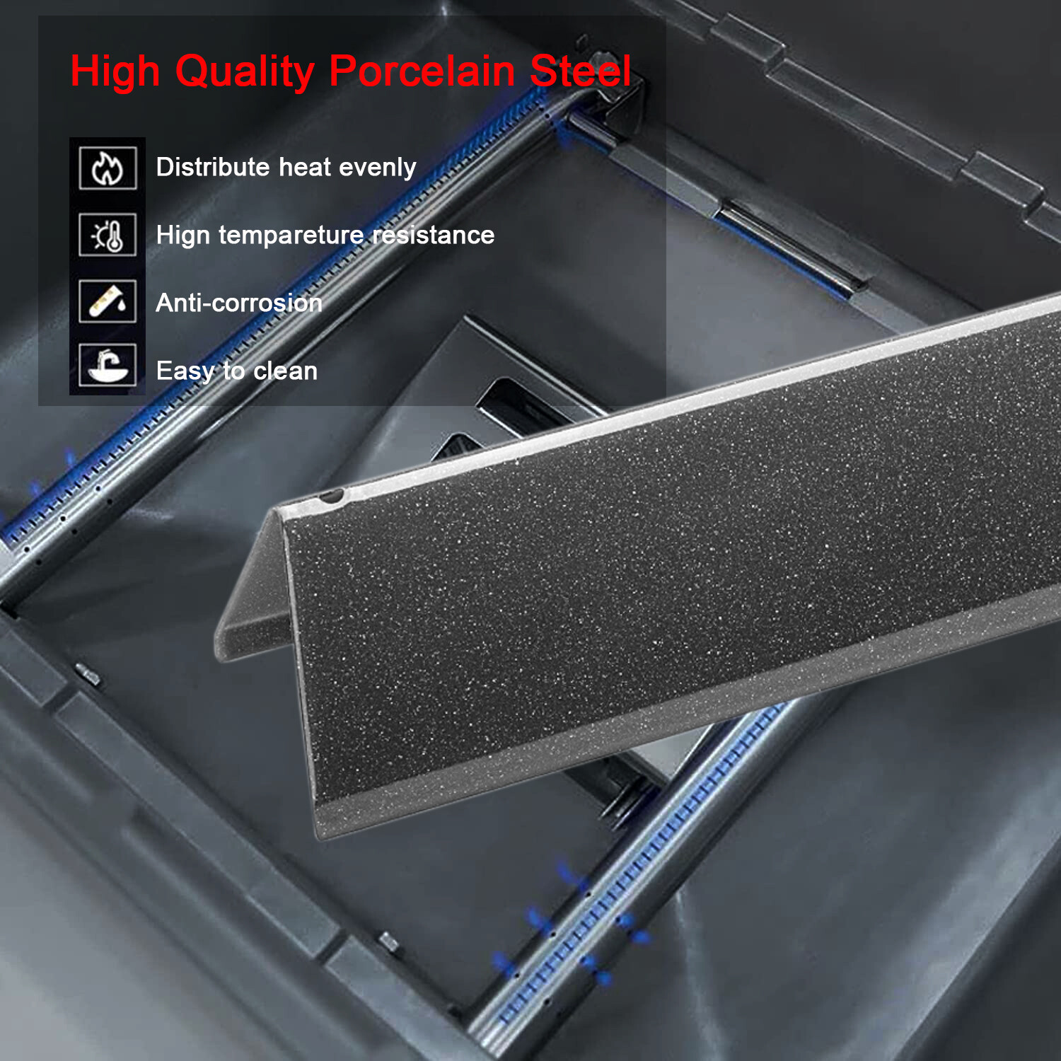 38,9cm 7635 Flavorizer Bar für er Spirit I E210 E220 II E210 S210