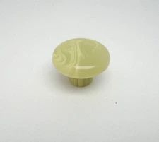 Baldwin Small Mushroom Malachite Resin Marble Knobs Yellow 4400-850-BIN 668B