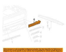 GM OEM 19-24 Silverado 1500 LTD Pick Up Box Exterior Trim-Nameplate 23400417
