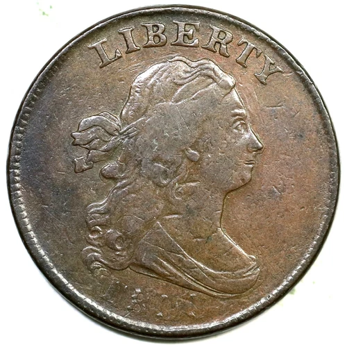 1800-P Half Cent — photo from the most recent tracked eBay sale