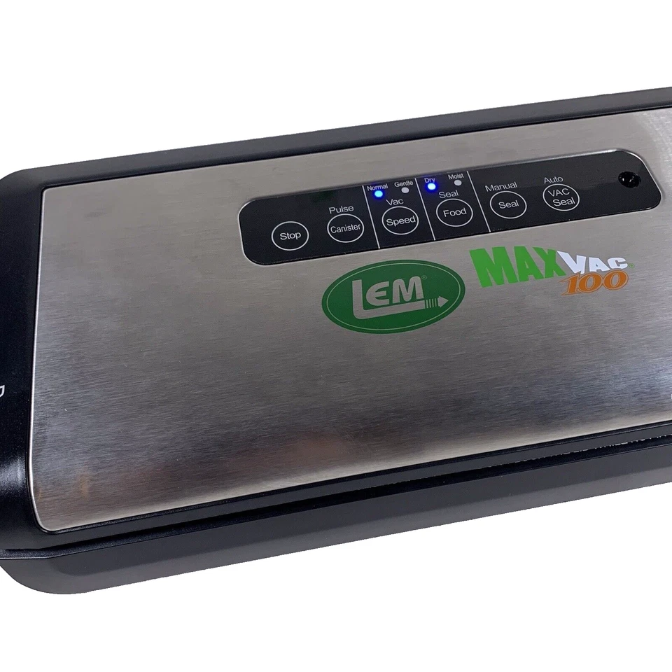 LEM 1379 MaxVac 100 Vacuum Sealer Auto Manual Seal 12in Seal Bar - 734494013795 - Image 4 of 4