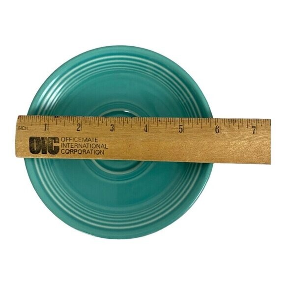 Fiestaware Fiesta Homer Laughlin China Cup and 6" Saucer Set Turquoise USA