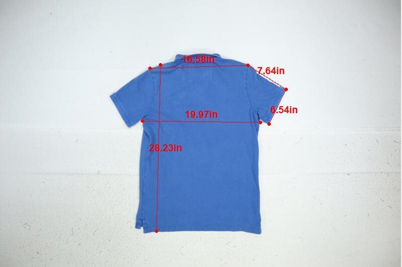 Superdry Vintage Athletic Polo Shirt Blue Short Sleeve