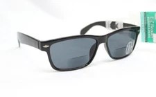 Foster Grant E-Z Reader Black BiFocal SunReaders 100%UV CANNON BLK Chs Diopter