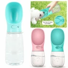 Pet Water Bottle Dispenser Dog Cat Puppy Travel Feeder Tray Drinking Bowl Cup