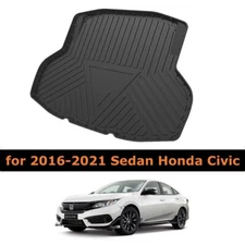 fit for Honda Civic Sedan 2016-2021 Rear Cargo Trunk Liner Mat Floor Carpet