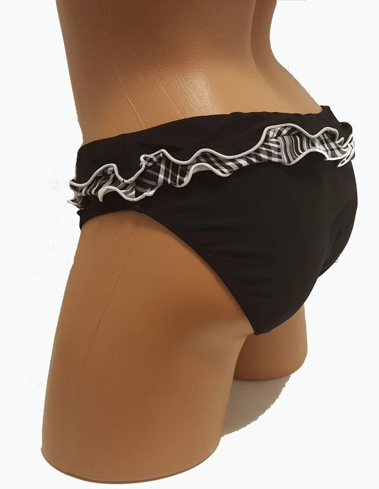 Profile NEW Black Women's Size L Large 14 Swimsuit Bikini Bottom $48 4567 - Image 3 of 3