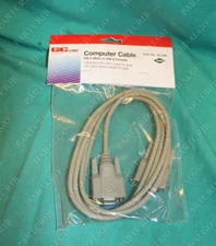 GC Electronics 45-308 Computer Cable DB-9 Male to DB-9 Female Communications