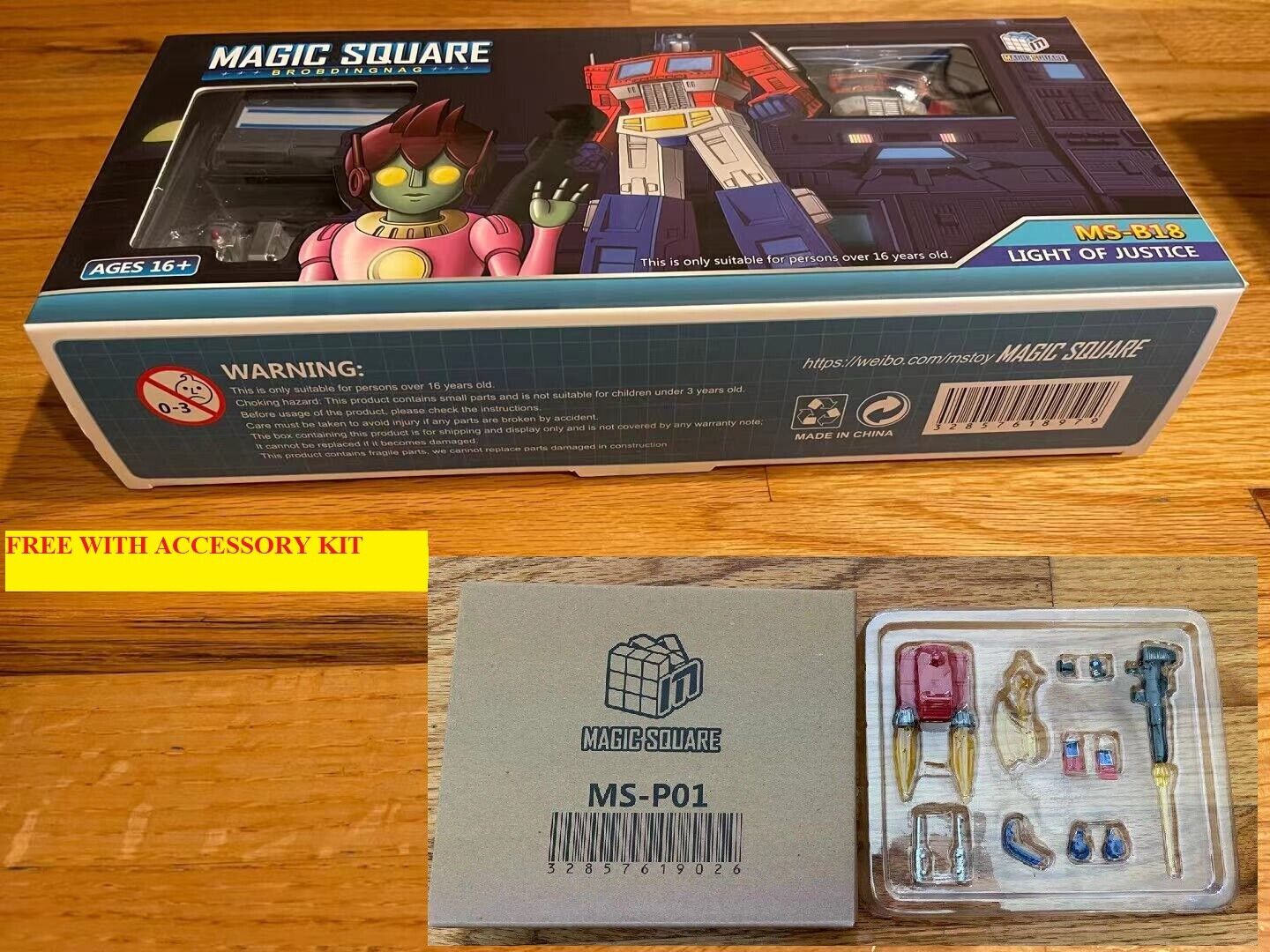 NEW Transformabl MS-TOYS MS-B18 mini Optimus prime with ACCESSORY  AUTOBOTS USA