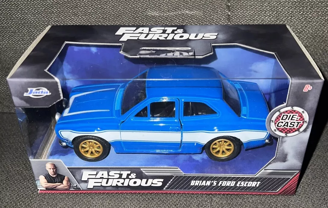 Jada Toys 97188 1 isto 32 Brians Ford Escort Fast & Furious Movie Diecast  Model Car, Blue & W, 1 - Fry's Food Stores