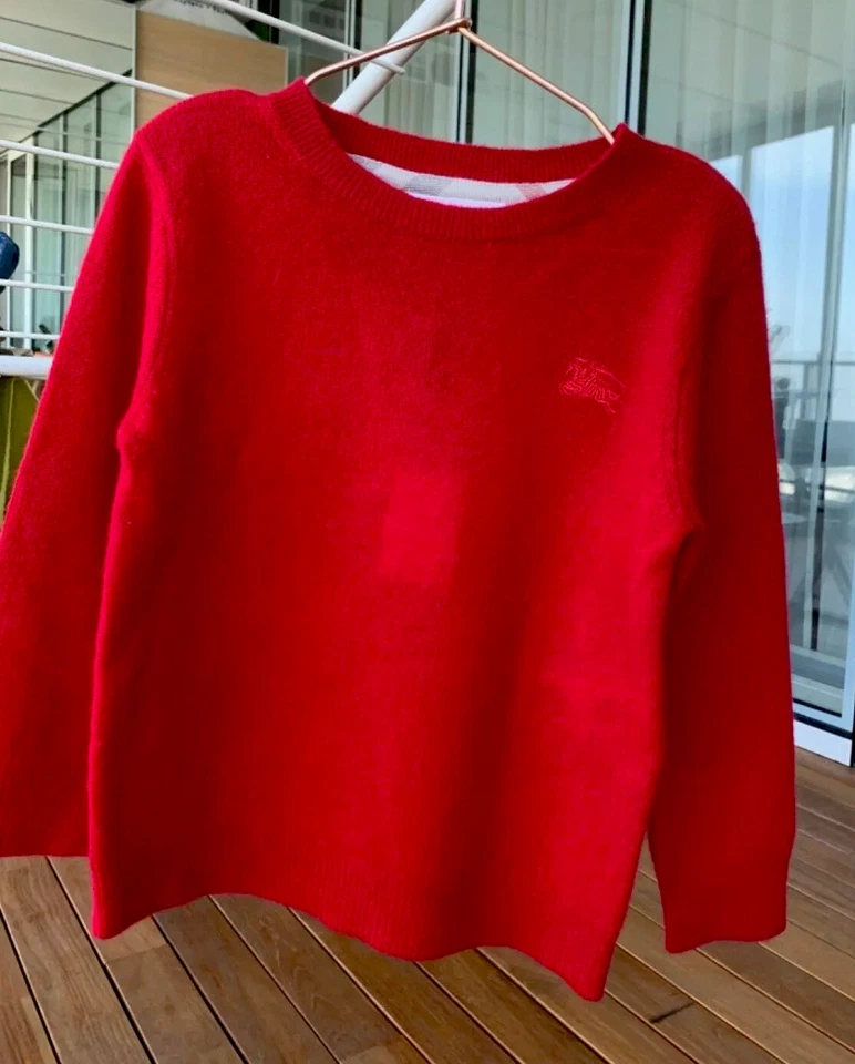 Suéter de cachemir unisex Burberry Kids, talla T4 Foto 4 de 4