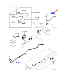 Câble de batterie à la terre LR RANGE ROVER VELAR L560 LR145118 NEUF ORIGINAL