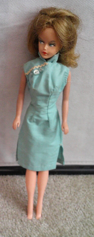 Vintage 1963 American Tressy Blonde Hair Girl Hair Grows Character Doll 11.5" #3