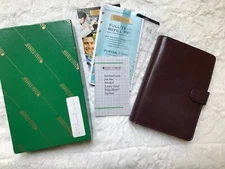 NEW Day-timer 1” Snap Tab Planner, Burgundy