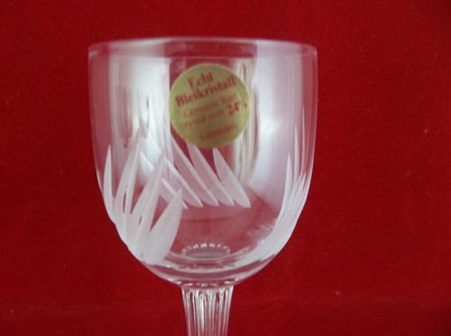 Cristallerie Zwiesel Germany Full Lead Crystal Veritable Cristal Flame Cordial - Picture 3 of 10