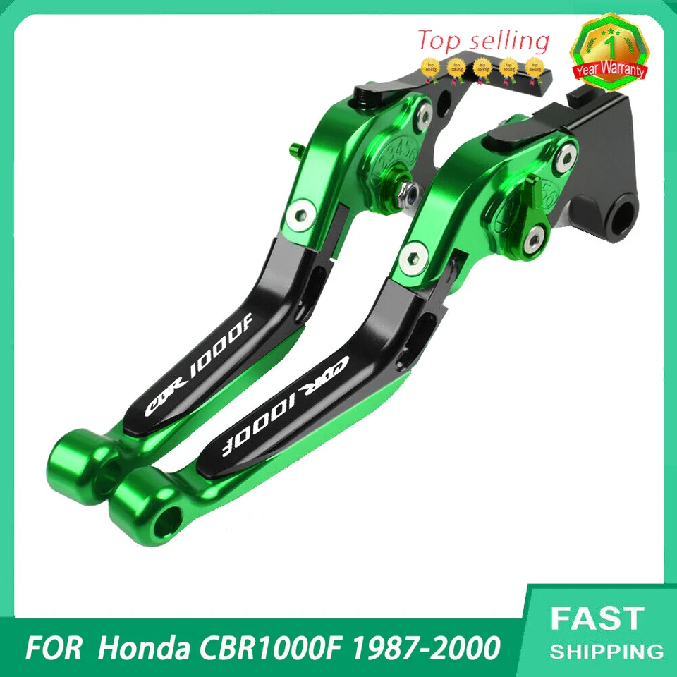 NEW For Honda CBR1000F 1987-2000 Motorcycle CNC Accessories Brake Clutch Levers Foto 2 de 4