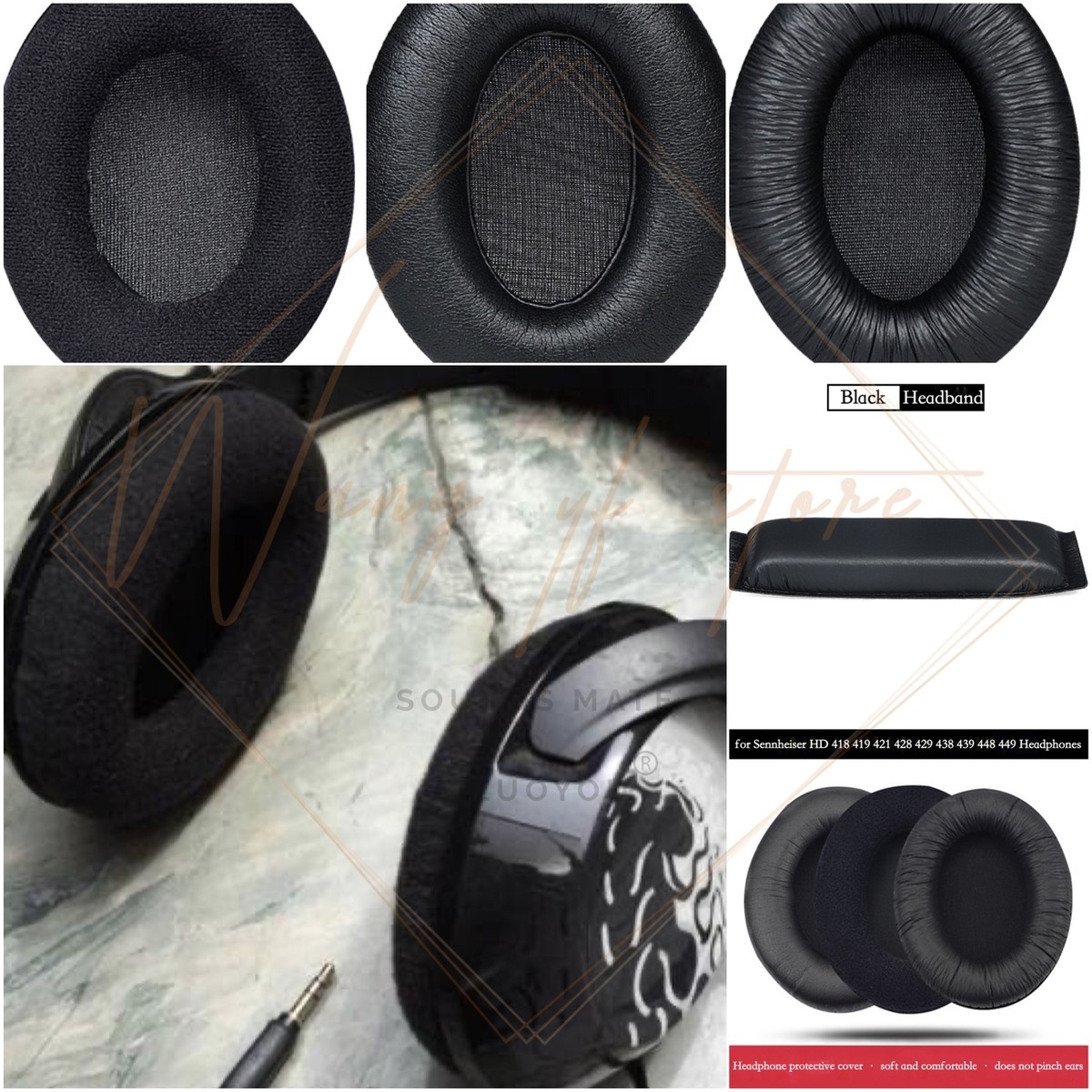 Hd 429 Sennheiser Hd 449 Replacement Ear Pads Ear Pads Sennheiser