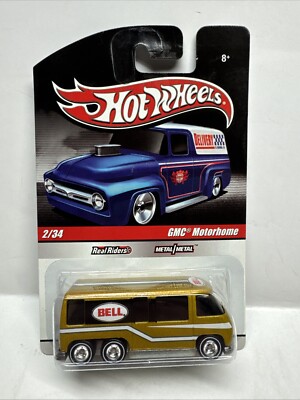 (B8) Hot Wheels 2010 Slick Rides GMC Motorhome Bell Real Riders Premium