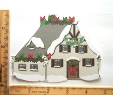 3D UPick Christmas Church Gingerbread Houses Chalet Scrapbook Card Embellishment
